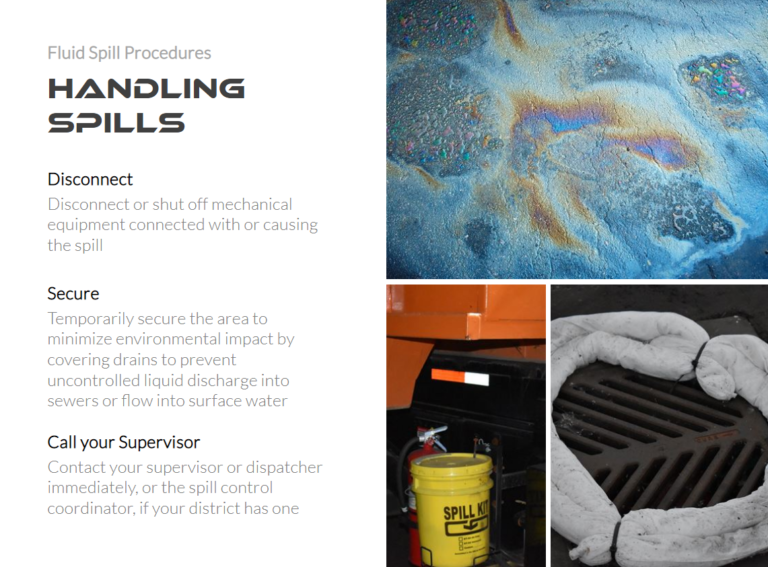 Handling Spills